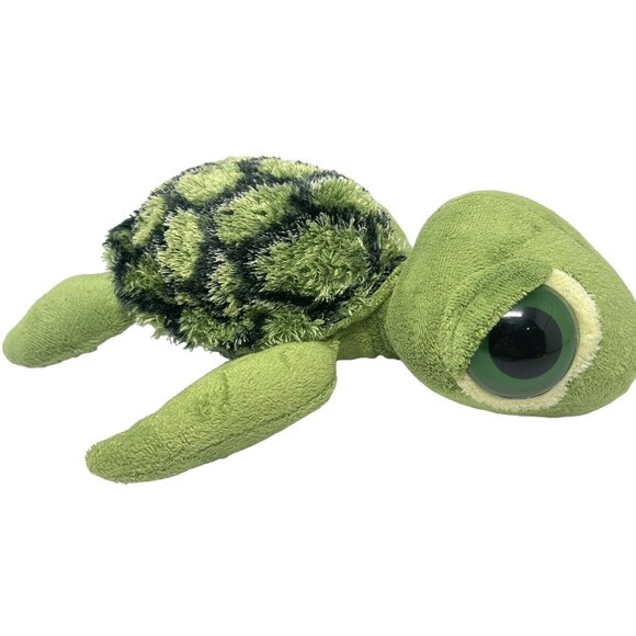 Aurora Dreamy Eyes Sea Turtle Plush 10 Inch Green Soft Play Toy 2021 - Picture 3 of 11